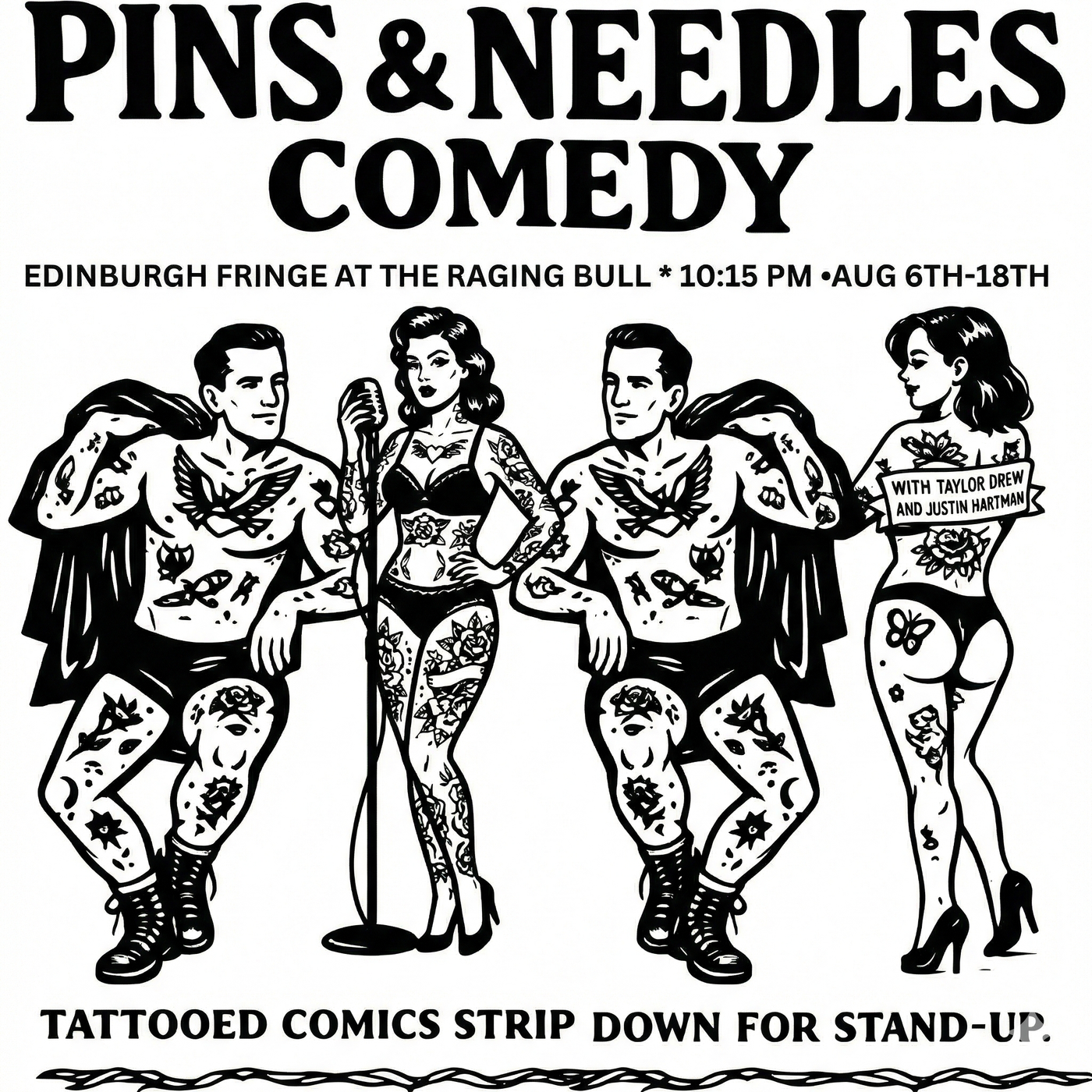 Pins & Needles Comedy Is Looking for Scotland Comedians for Edinburgh Fringe