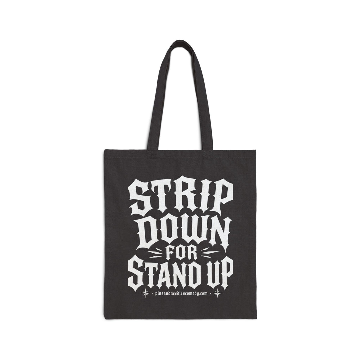 Pins & Needles Tote Bag — "Pin Up" Skull Sewing Tote