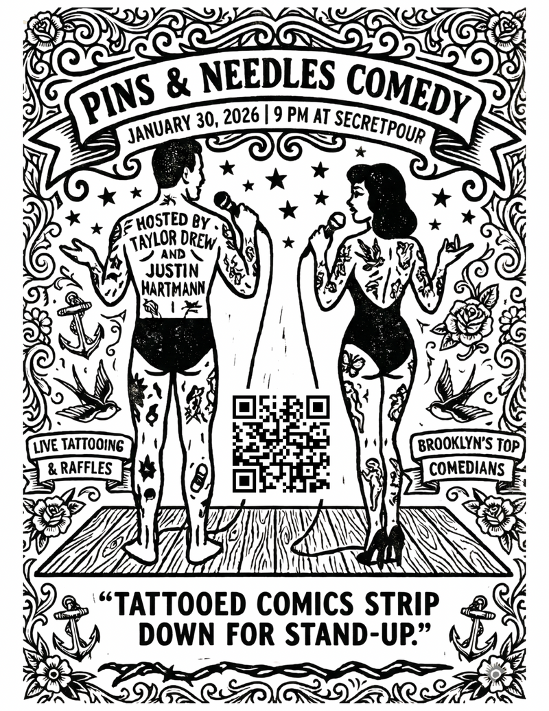Pins & Needles Comedy Recap: Tattoo Comedy Night at Secret Pour (Jan 30, 2026)